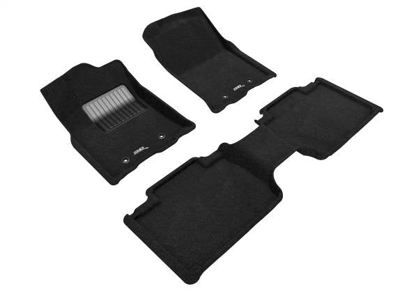 3D MAXpider Floor Mats Toyota Tacoma Access Cab (18-23) All-Weather Elegant Series - Complete Set For Sale