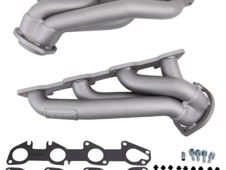 BBK 1-3 4  Shorty Headers Dodge Challenger Charger 5.7L HEMI (05-08) Titanium Ceramic or Polished Silver Ceramic Online Hot Sale