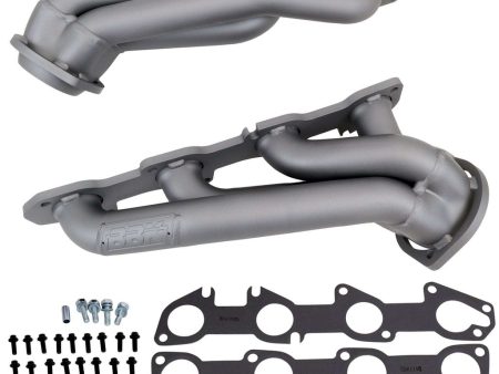 BBK Shorty Headers Challenger Charger 300C 5.7 Hemi (09-24) [1 3 4 ] Titanium Ceramic or Polished Silver Ceramic Online now