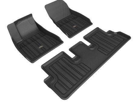 3D MAXpider Floor Mats Tesla Model 3 Highland (2024-2025) All-Weather Elitect Series - Complete Set Supply