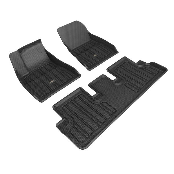 3D MAXpider Floor Mats Tesla Model 3 Highland (2024-2025) All-Weather Elitect Series - Complete Set Supply