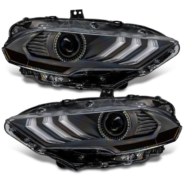 Oracle LED Projector Headlights Ford Mustang S550 (2018-2023) Sequential Dynamic ColorSHIFT RGB - 8204-332 Online Hot Sale