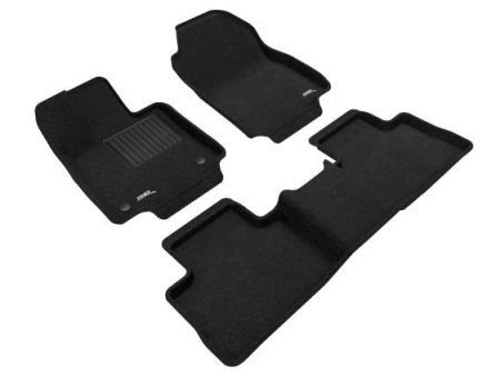 3D MAXpider Floor Mats Toyota RAV4 Gas   Hybrid (19-24) All-Weather Elegant Series - Complete Set Online Hot Sale